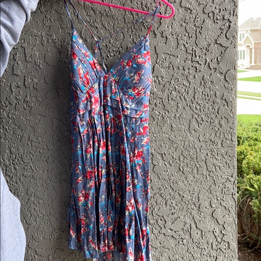 Multi-colored Strappy Dress